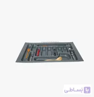جا قاشقی پلاستیکی طوسی سایز 80