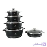 سرویس قابلمه سرامیکی لایف اسمایل مدل BB 10SET شامل 10 پارچه ا LIFESMILE BB-10SET Classic Cookware Set