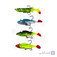 لور ماهی ژله ای ماهیگیری Luckg Bait مجموعه 4 عددی مدل 1704