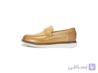 کفش چرم طبی مردانه جی اف اس مدل Milano رنگ عسلی