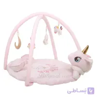تشک بازی لبه دار تک شاخ پونی مناسب نوزاد دختر