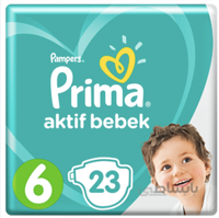 پوشک پریما پمپرز ترک اونتاژ سایز 6(23تایی) Prima Pampers