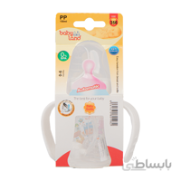 شیرخوری PP دسته دار دهانه عریض اتومات فندقی 150ML اویز بی بی لند