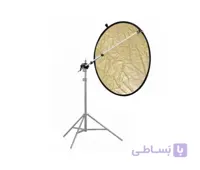 هولدر رفلکتور عکاسی نقره ای NiceFoto LS-09