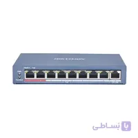 سوئیچ شبکه DS-3E0109P-E هایک ویژن ا 9Port Fast Ethernet Unmanaged POE Switch Hikvision