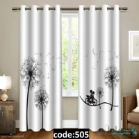 پرده پانچی سری گل مدل Sh-505