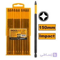 ست 10 عددی سر پیچ گوشتی یکسر چهار سو اینکو مدل SDBIM11PH263