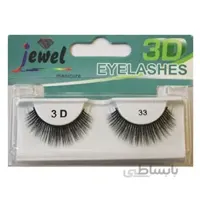 مژه مصنوعی سه بعدی جیول شماره 33 ا Jewel 3D False Eyelashes Code No.33