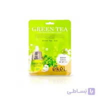ماسک ورقه ای چای سبز EKEL ا Green tea leaf mask