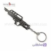جاکلیدی فلزی طرح تفنگ
