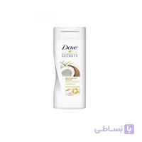 لوسیون بدن داو اورجینال آلمان مدل Restoring Ritual Body Lotion حاوی شیر نارگیل Dove حجم 400 میل