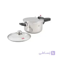 زودپز پارس استیل 4/5لیتری بادرب پیرکس