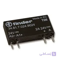 رله SSR باریک 24VDC به 24VDC یک باز 2آمپر فیندر 348170249024