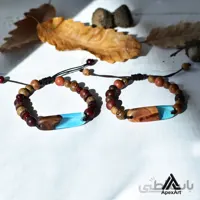 ست دستبند رزینی طرح یاقوت