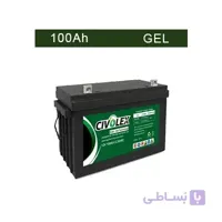 باتری 100 آمپر ساعت دیپ سایکل ژل، 12 ولت سپاهان باتری مدل CIVOLEX