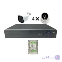 پک کامل 8 عدد دوربین مداربسته مناسب پارکینگ ، آپارتمان ، شرکت و فروشگاه ا Eco CCTV Package - 8Pcs