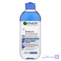 محلول میسلار پاک کننده آرایش دوفاز گارنیه، مناسب چشم و صورت، حجم 400میل