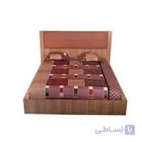تخت خواب دو نفره لمکده مدل افس