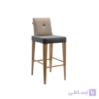 صندلی کانتر پونتو پایه چوبی F210B نظری