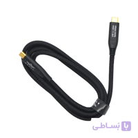 کابل Type C به Type C بریو Brave BDC-C016 USB 3.1 10Gbps توان 5.0 آمپر طول 1.2 متر BRAVE TYPE C TO TYPE C CABLE 1.2M