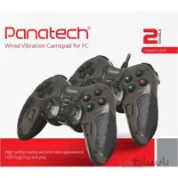 دسته بازی دوبل شوکدار حرفه ای Panatech مدل G501 مشکی