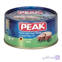 کنسرو ماهی تن در روغن گیاهی پیک 180 گرم