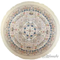 فرش گرد 1200 شانه خشتی مینیاتوری فیلی رویای کمال