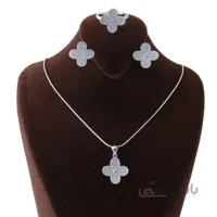 نیم ست نقره زنانه کد NTR_217