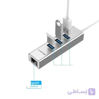 هاب 4 پورت LENTION USB-C سری CLOUD ALAمدل C23S