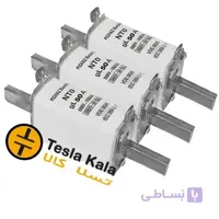 مجموعه سه تایی فیوز کاردی 50 تا 160 آمپر gG/gL پیچاز الکتریک NT0 (پایه بلند)