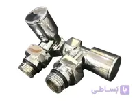 شیر رادیاتور NHA کروم براق