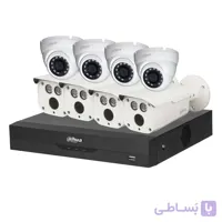 پکیج 8 دوربین مداربسته داهوا 4 مگاپیکسلی سری حرفه ای