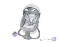 گهواره و نی نی لای لای موزیکال ماستلا رنگ خاکستری