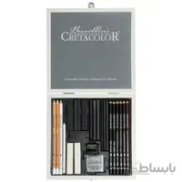 ست black and white کرتاکالر جعبه چوبی _40025