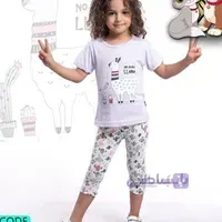 ست تیشرت و شلوارک بچه گانه دخترانه شیک کد 1518 - فروشگاه اینترنتی بچه شیک