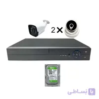 پک کامل 4 عدد دوربین مداربسته پارکینگ ، آپارتمان ، شرکت و فروشگاه ا Eco CCTV Package - 4Pcs
