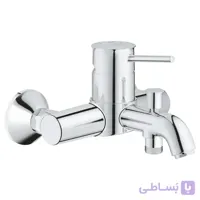 شیر حمام روکار گروهه مدل Bauclassic کد KGR1013 ا GROHE BAUCLASSIC SINGLE LEVER BATH MIXER