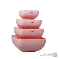ست کاسه چهارگوش لیمون