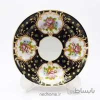 نعلبکی چینی واتسون طرح معینی – مشکی