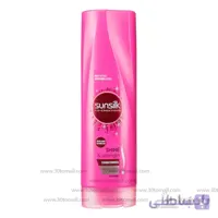 نرم کننده موهای معمولی سانسیلک مدل Shine and amp Strength حجم 350 میل