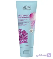 ماسک صورت خاک رسی کانی‌های دریایی وارمی ا Clay Mask Dead Sea Minerals 150ml VARMI