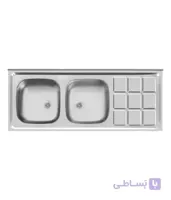 سینک ظرفشویی اخوان مدل ۹CR-12050 روکار معمولی