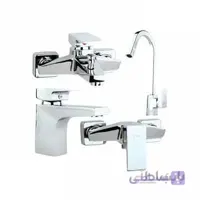 ست 4تکه شیرآلات راسان مدل النا کروم