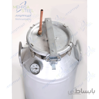 دستگاه عرقگیری و گلاب گیری 100لیتری چهار چفت درجه2 کندانسور برقی دیمر دار سایز5 ترنونانومتر