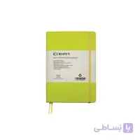 دفتر یوروپن مدل NOTEBOOK MEDIUM زرد فسفری