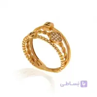 انگشتر طلا زنانه طرح لویی ویتون کد CR474