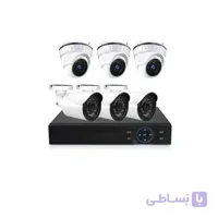 پکیج 6 دوربین ahd سری حرفه ای