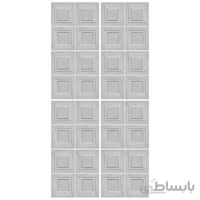 دیوارپوش تندیس و پیکره شهریار مدل امای کد W1010 16 بسته 32 عددی