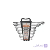 مجموعه ۱۲ عددی آچار یکسر تخت یکسر رینگی (کیفیت مخلوط)
