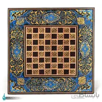 تخته نرد خاتم با تذهیب فاخر ۴۰*۴۰